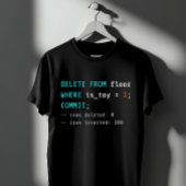 SQL DELETE FROM Vloer Codeer Grap T-shirt