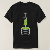 Sql injectie gecertificeerd ethisch hackercadeau t-shirt (Design voorkant)