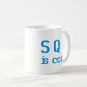 SQL is cool Koffiemok (Voorkant rechts)