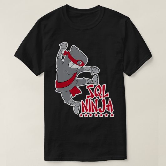 SQL Ninja T-shirt (Design voorkant)
