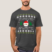 SQL Santa Claus Programmer Code Codercode T-shirt (Voorkant)
