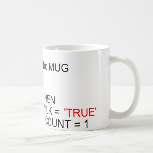 SQL Server Programmers Coffee Mok (Rechts)