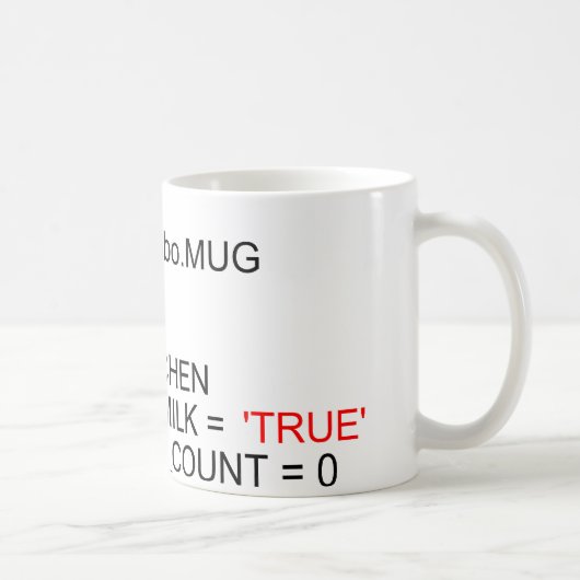 SQL Server Programmers Coffee Mok (Rechts)