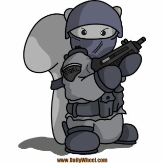 SQRL Agent Photo Sculpture Staand Fotobeeldje