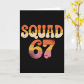 Squad 67 Alpha Slang Gen 67e Nummer 67 Kaart (Gele Bloem)