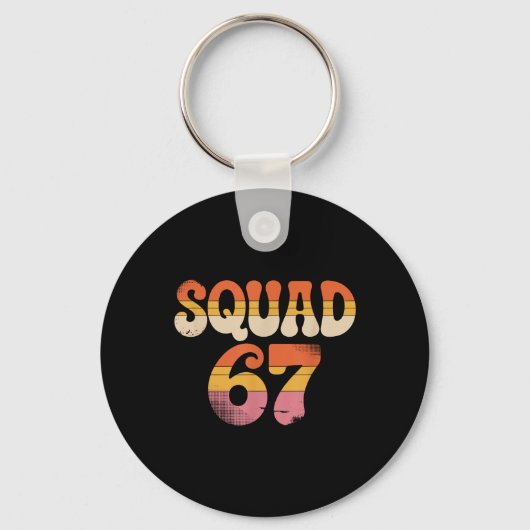 Squad 67 Alpha Slang Gen 67e Nummer 67 Sleutelhanger (Voorkant)