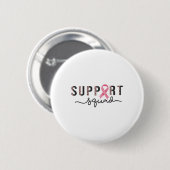 Squad Borstkanker Bewustzijn Leopard Roze Lint Ronde Button 5,7 Cm (Voorkant /achterkant)