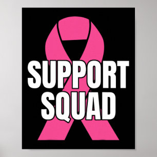 Squad borstkanker - In oktober Draag we Pink Ribb Poster