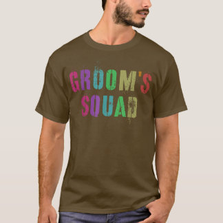 SQUAD Bridal Party familievrienden GROOMS SQUAD T-shirt