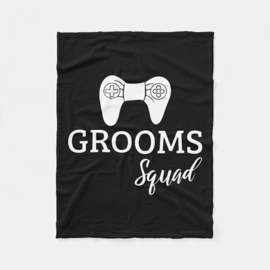 Squad Bruiloft vrijgezellenfeest Bruiloftsfeest Pl Fleece Deken (Voorkant)