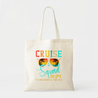 Squad Crew Cruise 2024 Zomer Vakantie Matching FA Tote Bag