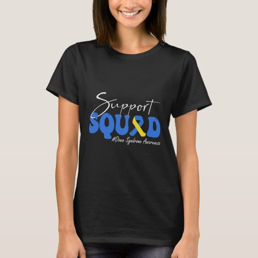 Squad-down-syndroombewustzijn 1 t-shirt (Voorkant)