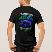 🎧 Squad Gaming Design Voor Online Teams ⚔️ Tri-Blend Shirt (Achterkant)