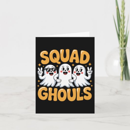 Squad Geesten Grappige Halloween 2 bij elkaar pass Kaart (Voorkant)