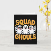 Squad Geesten Grappige Halloween 2 bij elkaar pass Kaart (Gele Bloem)
