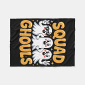 Squad Geesten Grappige Halloween 2 Overeenkomend Fleece Deken (Voorkant (Horizontaal))