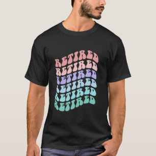 Squad GEPENSIONEERD retro Niet Mijn Probleem Meer T-shirt