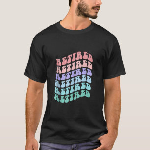 Squad GEPENSIONEERD retro Niet Mijn Probleem Meer T-shirt