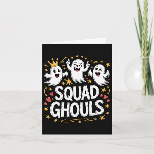 Squad Ghosts komt overeen met grappige Halloween 1 Kaart (Voorkant)