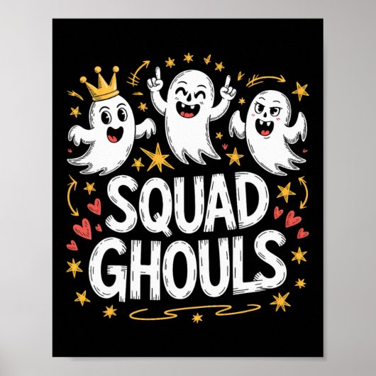 Squad Ghosts komt overeen met grappige Halloween 1 Poster (Voorkant)