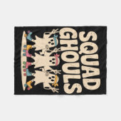 Squad Ghosts komt overeen met grappige Halloween 6 Fleece Deken (Voorkant (Horizontaal))
