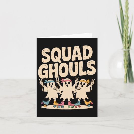 Squad Ghosts komt overeen met grappige Halloween 6 Kaart (Voorkant)