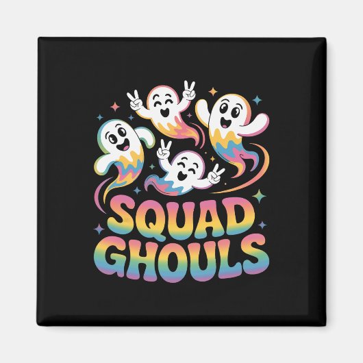 Squad Ghosts komt overeen met grappige Halloween 7 Magneet (Voorkant)