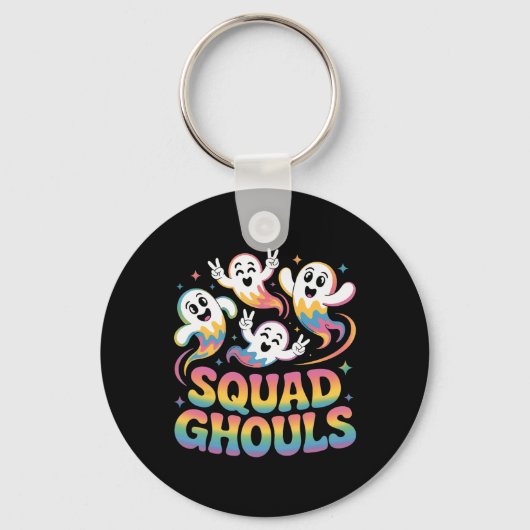 Squad Ghosts komt overeen met grappige Halloween 7 Sleutelhanger (Voorkant)