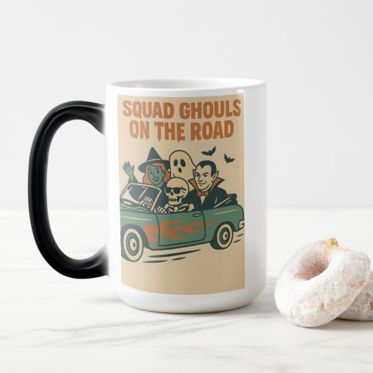 Squad Ghouls Cruisen in stijl Magische Mok (Met donut)