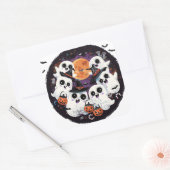 Squad Ghouls | ExDesigner | Halloween Vierkante Sticker (Envelop)