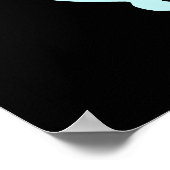 Squad Ghouls Funny Halloween Ghost Pun Dark BG Poster (Hoek)