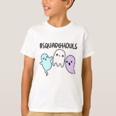 Squad Ghouls Funny Halloween Ghost Pun T-shirt (Voorkant)
