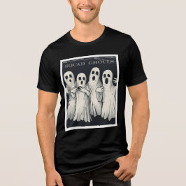 Squad Ghouls – Funny Halloween Ghost Squad Tri-Blend Shirt