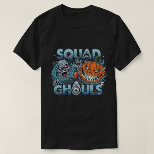 Squad Ghouls Halloween Horror T-shirt (Design voorkant)