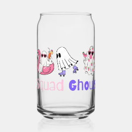 SQUAD GHOULS Halloween Meisje Geesten Blikvorm Glas