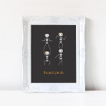 Squad Ghouls Halloween Poster<br><div class="desc">Maak je klaar om Halloween te vieren in spook-tacular stijl met onze Squad Ghouls Halloween Poster! Dit betoverende poster beschikt over een groep vriendelijke skeletten klaar om te feesten op All Hallows' Eve!</div>
