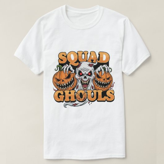 Squad Ghouls Halloween T-shirt (Design voorkant)