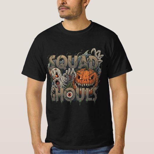 Squad Ghouls - Heftige Halloween Horror T-shirt (Voorkant)