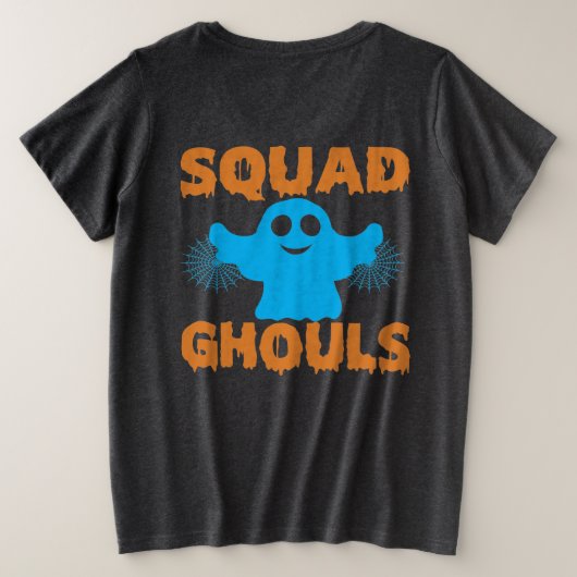 Squad Ghouls Plus Size T-Shirt (Design achterkant)