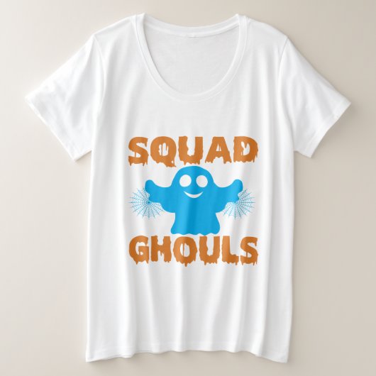Squad Ghouls Plus Size T-Shirt (Design voorkant)
