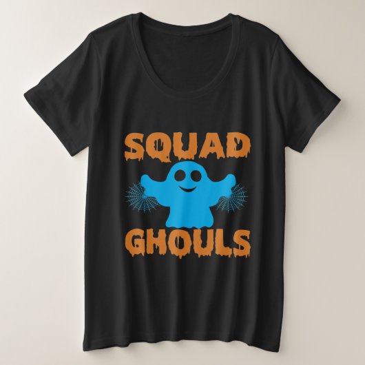 Squad Ghouls Plus Size T-Shirt (Design voorkant)