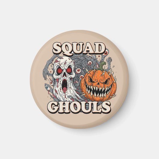 Squad Ghouls - Spooky Halloween Magnet (Voorkant)