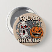 Squad Ghouls - Spooky Halloween Ronde Button 7,6 Cm (Voorkant /achterkant)