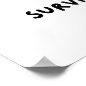 Squad Goals: Snacks, Scream, Survive... Poster (Hoek)