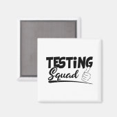 Squad Grappig examen Test Dag Cadeaus voor Student Magneet (Voorkant / Achterkant)