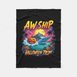 Squad Groep Schip Halloween Reis Familie Zeilen Be Fleece Deken