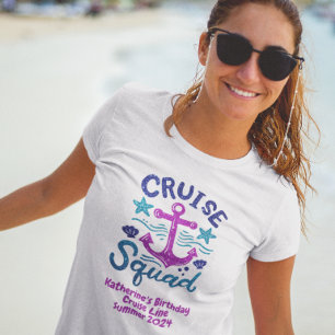 Squad Group Friends Custom Birthday Event T-shirt