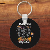 Squad Halloween Skeleton Dancing Endoscopie Nurse Sleutelhanger (Voorkant)