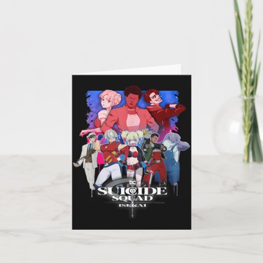 Squad Isekai Klaar Om Te Vechten Ontwerp Kaart (Voorkant)