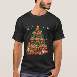 Squad Kerst Elf Australische Labradoodle Honden Al T-shirt